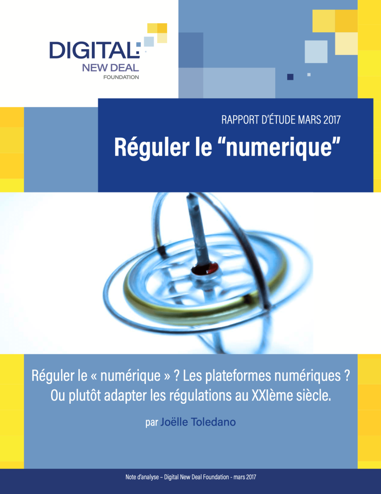Réguler le « numérique »